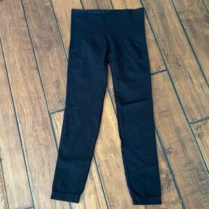 SPANX Black Look At Me Now Leggings Size L